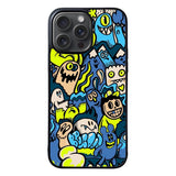 BLUE DOODLE VL000214 iPhone 16 Pro Case Cover