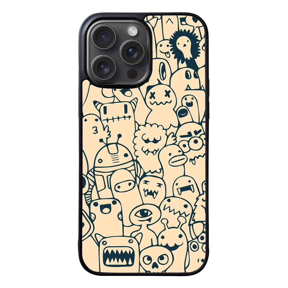 CREAM DOODLE VL000216 iPhone 16 Pro Max Case Cover