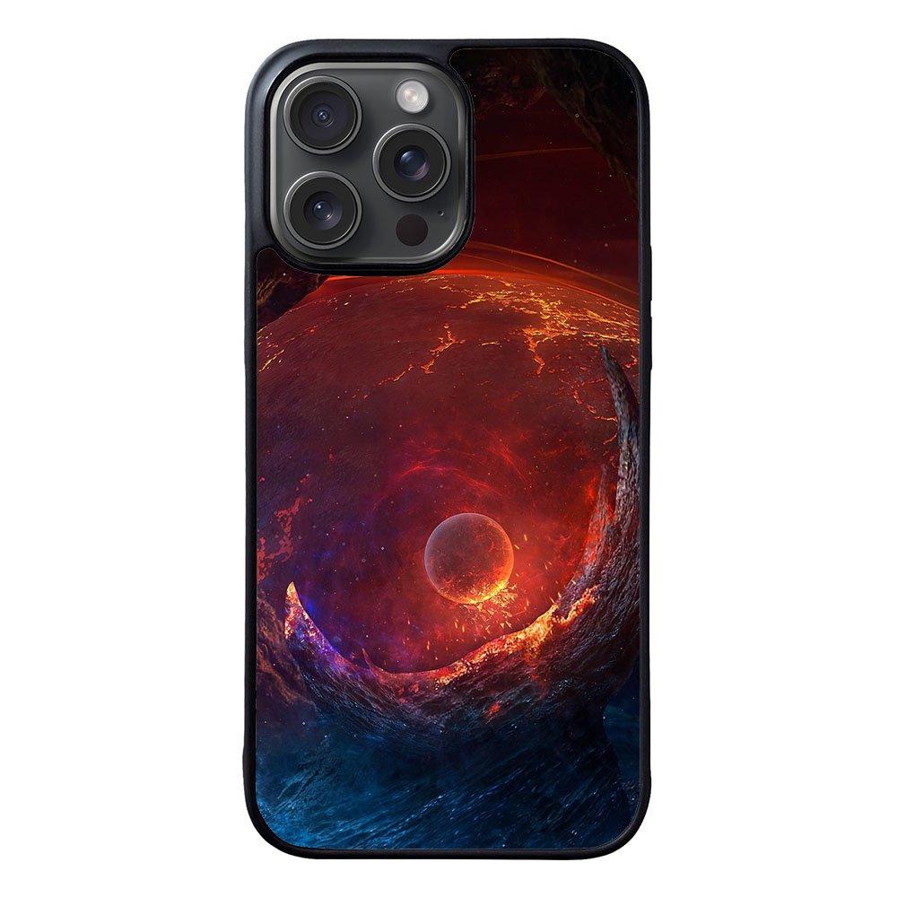 RED BLUE OUTER SPACE VL00293 iPhone 16 Pro Case Cover