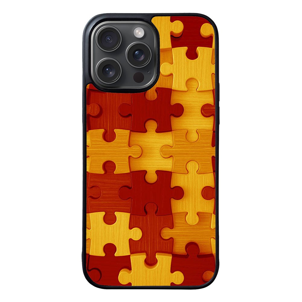 RED WOOD PUZZLE VL00482 iPhone 16 Pro Case Cover