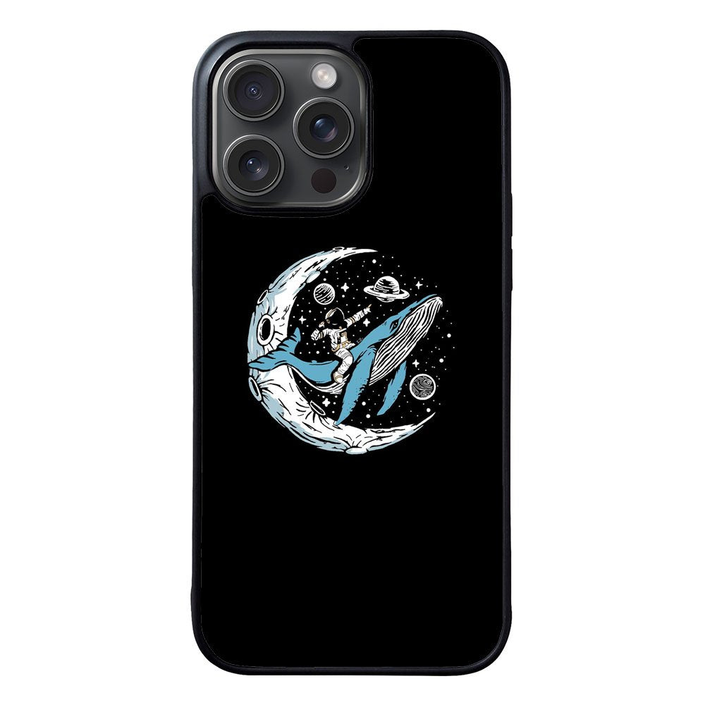 Astronout riding a whale VL0077 iPhone 16 Pro Max Case Cover