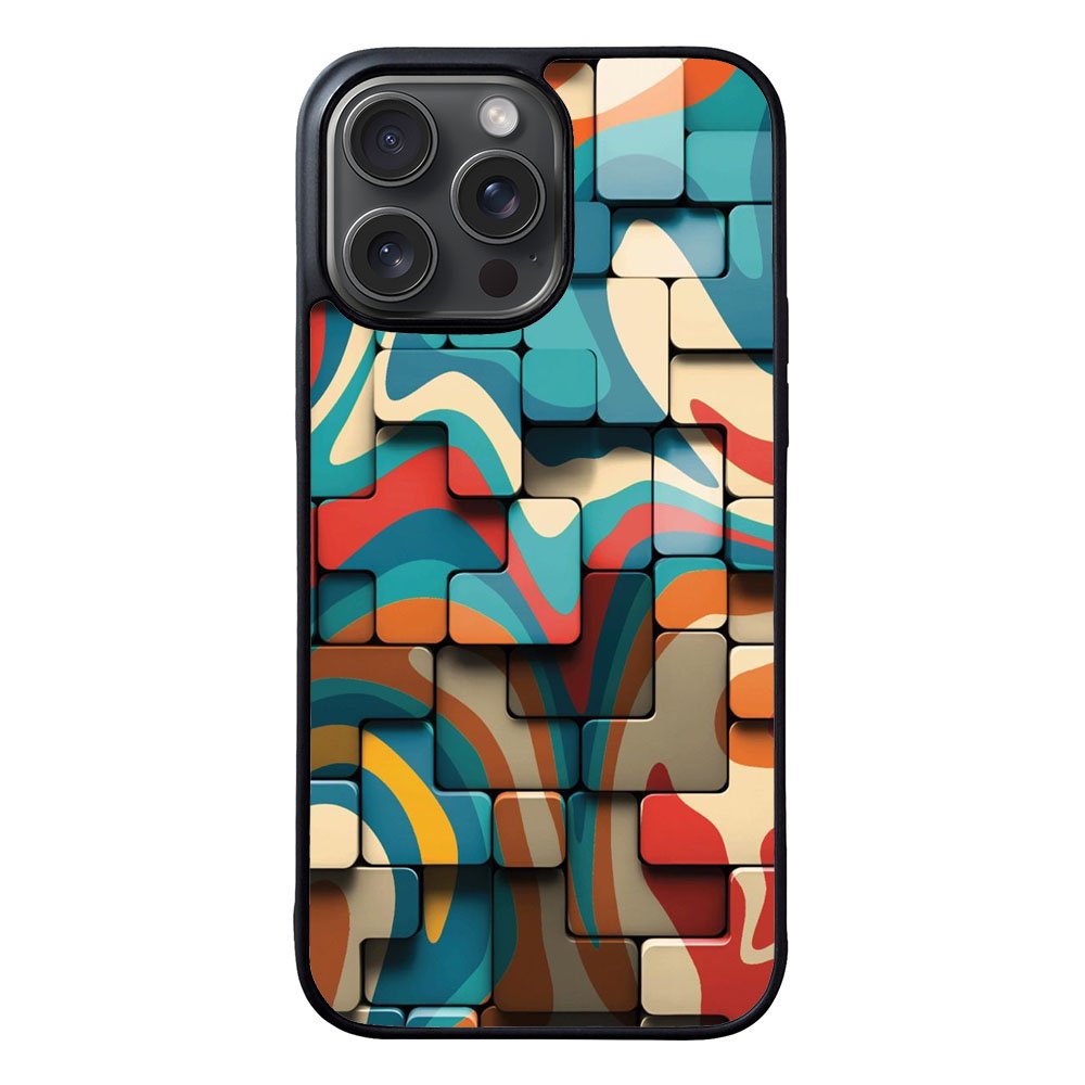 Wood Puzzle abstract VL0235 iPhone 16 Pro Case Cover