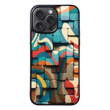 Wood Puzzle abstract VL0235 iPhone 16 Pro Case Cover